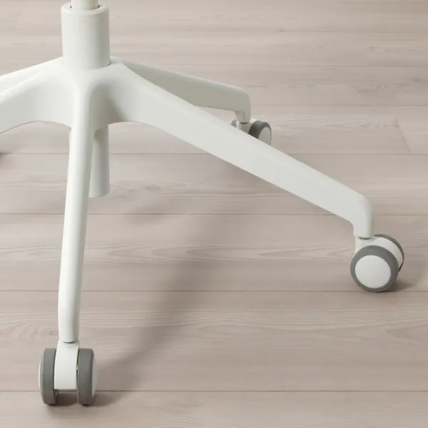 Fotoliu de birou Ikea Hattefjall/Gunnared Stofă/ Beige White photo 10