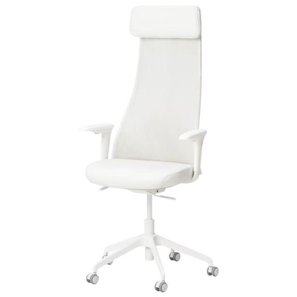 Fotoliu de birou Ikea Jarvfjallet/Glose Stofă/ White  photo 1