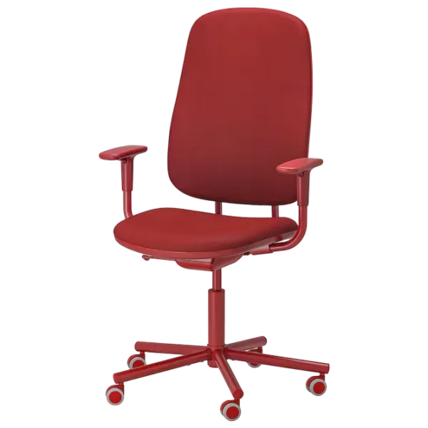 Fotoliu de birou Ikea Smorkull/Grasnas Stofă/ Red  photo 1