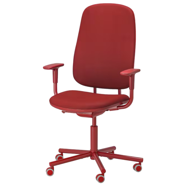 Fotoliu de birou Ikea Smorkull/Grasnas Stofă/ Red  photo 1