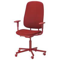 Fotoliu de birou Ikea Smorkull/Grasnas Stofă/ Red 