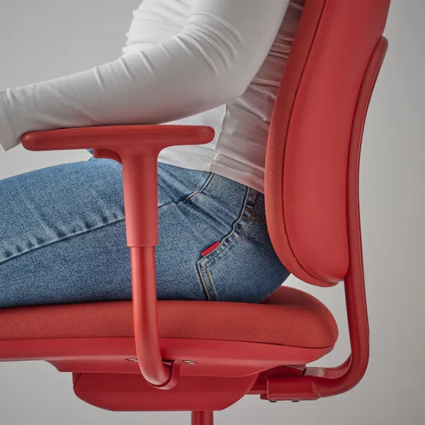 Fotoliu de birou Ikea Smorkull/Grasnas Stofă/ Red  photo 6