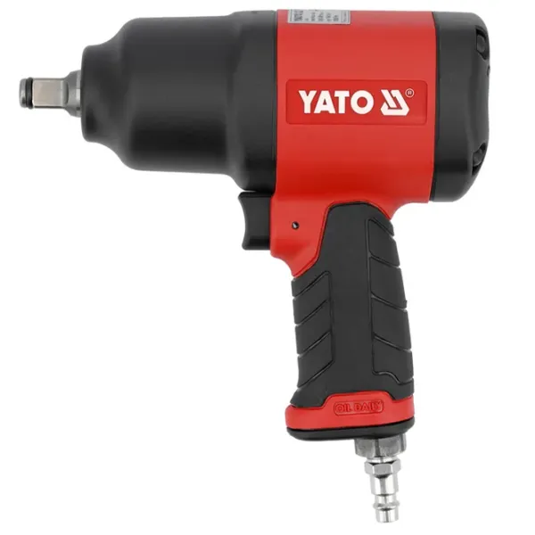 Пневматический ударный гайковерт Yato YT09546  6.3 бар / Красный photo 1 Пневматический ударный гайковерт Yato YT09546  6.3 бар / Красный photo 1