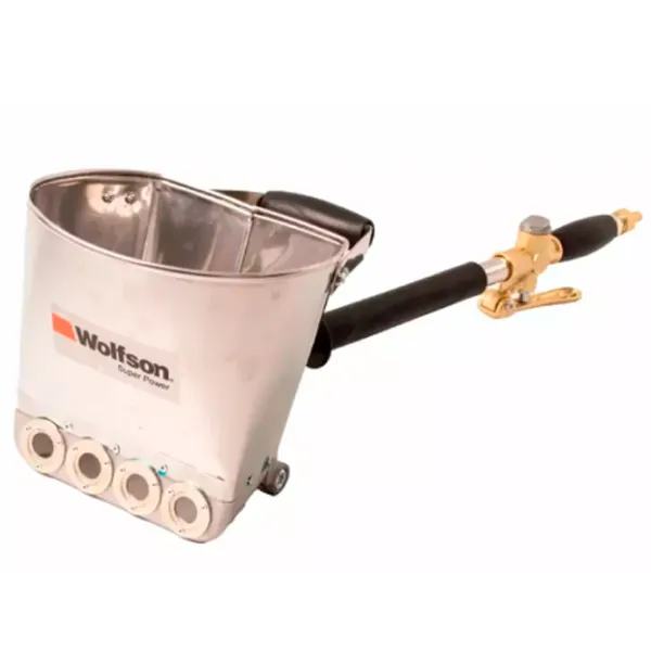 Găleată cu buncăr de ipsos Wolfson WFS077  Grey / Metal photo 1