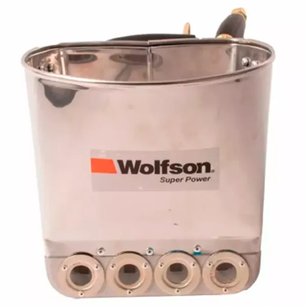 Găleată cu buncăr de ipsos Wolfson WFS077  Grey / Metal photo 2