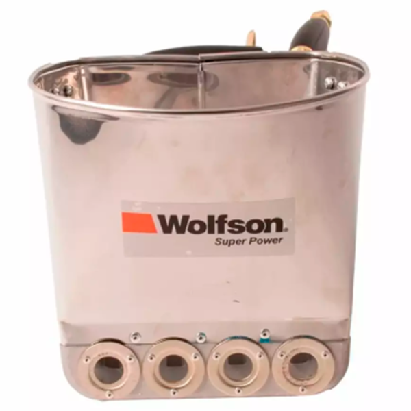 Găleată cu buncăr de ipsos Wolfson WFS077  Grey / Metal photo 2