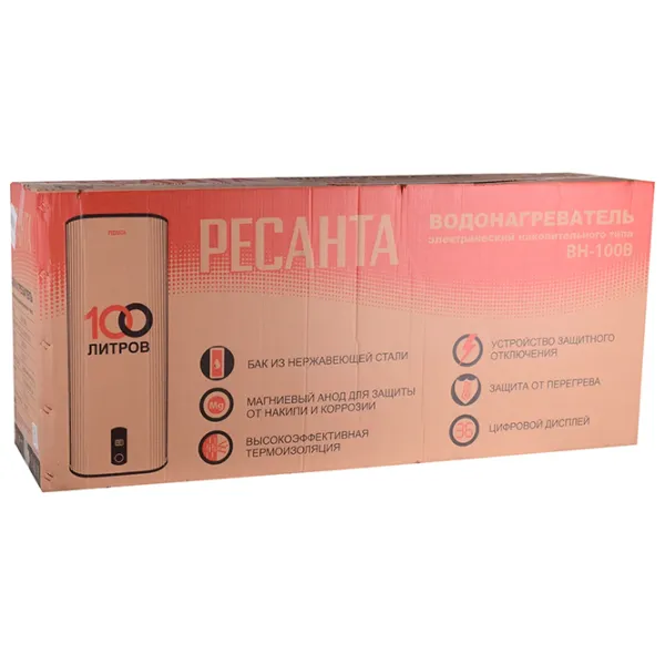 Boiler Resanta 74/5/4  / 100 l / White photo 8