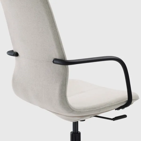 Fotoliu de birou Ikea Langfjall Poliester/ Beige Black photo 3