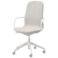 Fotoliu de birou Ikea Langfjall Poliester/ Beige White