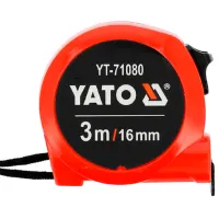 Рулетка Yato YT71080 3 м / Красный