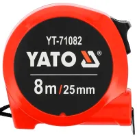 Рулетка Yato YT71082 8 м / Красный