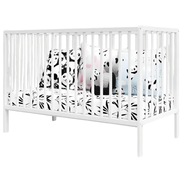Pat pentru copii Happy Babies Laura 0 luni - 6 ani / White photo 3