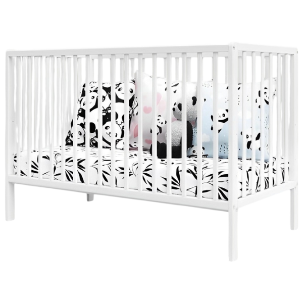 Pat pentru copii Happy Babies Laura 0 luni - 6 ani / White photo 3