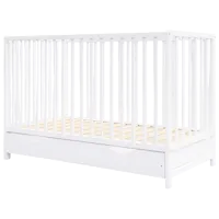 Pat pentru copii Happy Babies Laura 0 luni - 6 ani / White