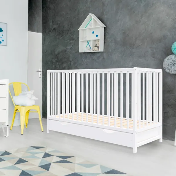 Детская кровать Happy Babies Лаура 0 месяцев - 6 лет / Белый photo 3