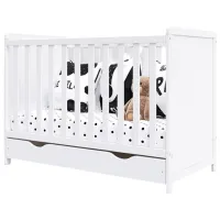 Pat pentru copii Happy Babies Lilia 0 luni - 3 ani / White