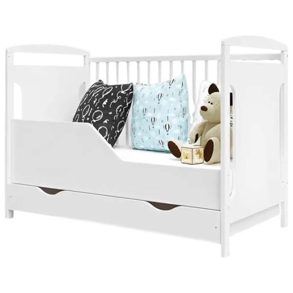 Pat pentru copii Happy Babies Mia 0 luni - 6 ani / White photo 3 Pat pentru copii Happy Babies Mia 0 luni - 6 ani / White photo 3