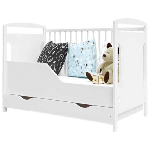 Pat pentru copii Happy Babies Mia 0 luni - 6 ani / White photo 3 Pat pentru copii Happy Babies Mia 0 luni - 6 ani / White photo 3