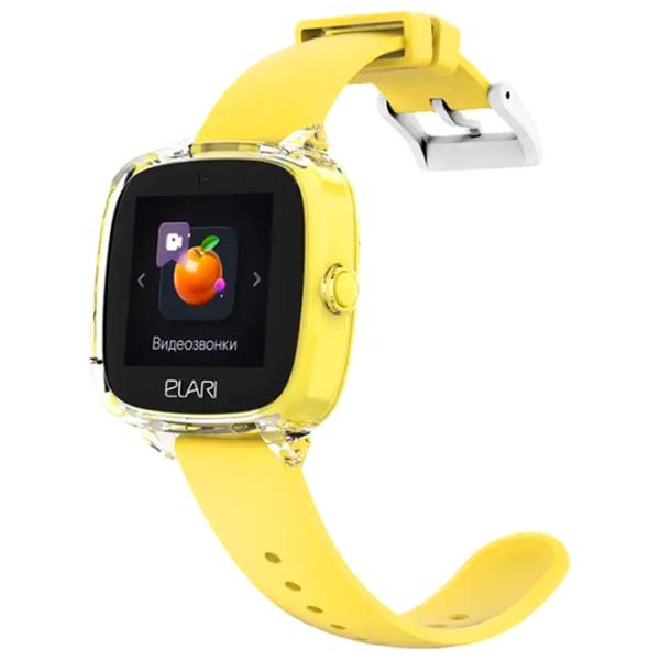 Детские часы Elari KidPhone 4G Fresh 1.4"/ Желтый photo 9