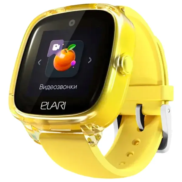 Детские часы Elari KidPhone 4G Fresh 1.4"/ Желтый photo 13