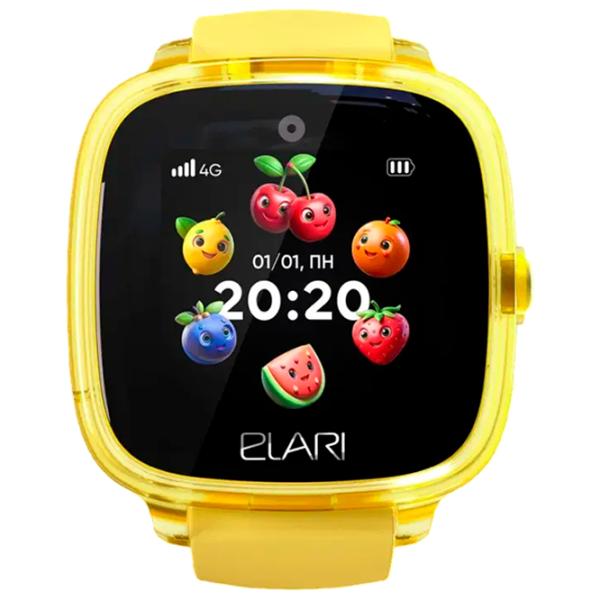 Детские часы Elari KidPhone 4G Fresh 1.4"/ Желтый photo 14