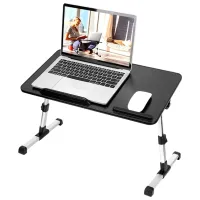 Măsuță pentru laptop Xenos Prime Black / MDF