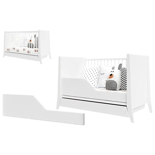 Pat pentru copii Happy Babies Roza 0 luni - 6 ani / White photo 3 Pat pentru copii Happy Babies Roza 0 luni - 6 ani / White photo 3