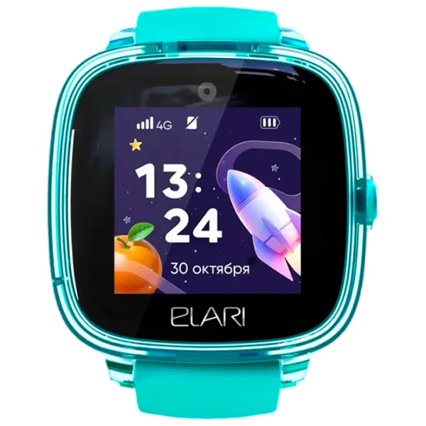 Детские часы Elari KidPhone 4G Fresh 1.4"/ Аквамариновый photo 13