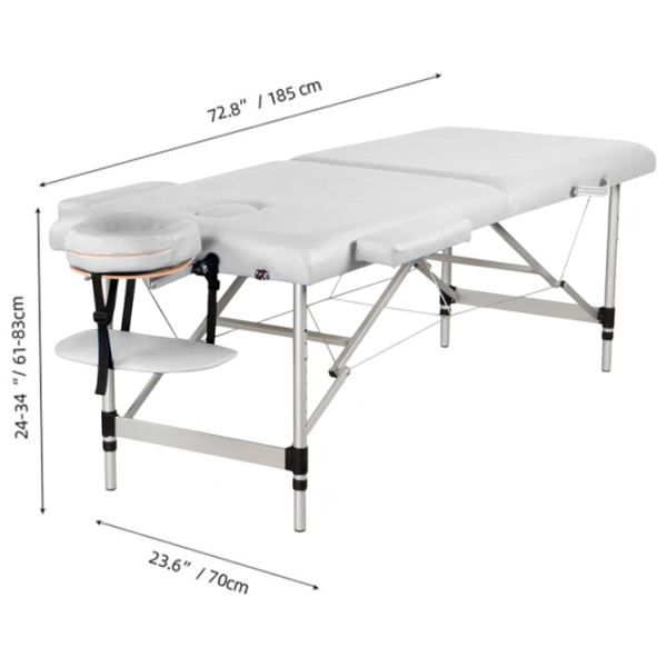 Masă de masaj SMDFit BM2723-1.2.3 PVC-16 White photo 3