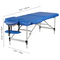 Массажный стол SMDFit BM2723-1.2.3 PVC-16 Синий photo 4