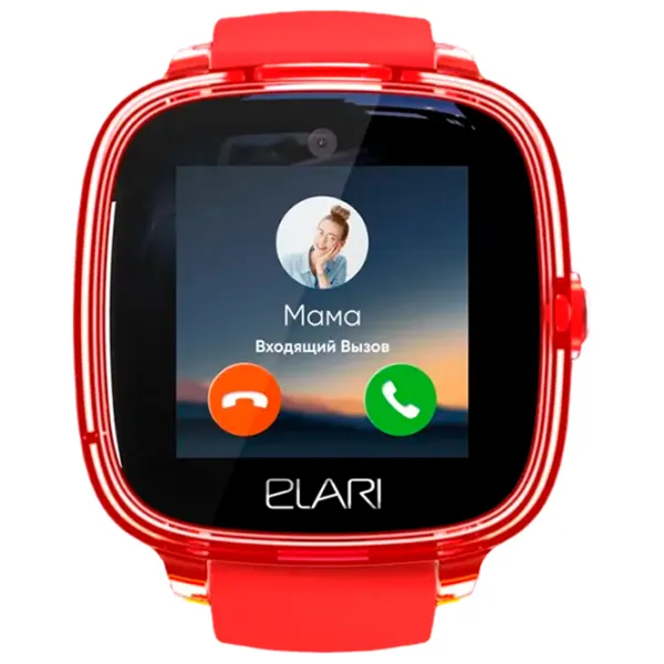 Детские часы Elari KidPhone 4G Fresh 1.4"/ Красный photo 17