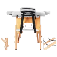 Массажный стол SMDFit BM2523-1.2.3 PVC-3 Белый photo 3
