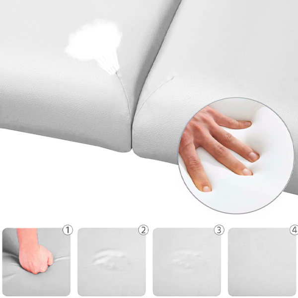 Masă de masaj SMDFit BM2523-1.2.3 PVC-3 White photo 6