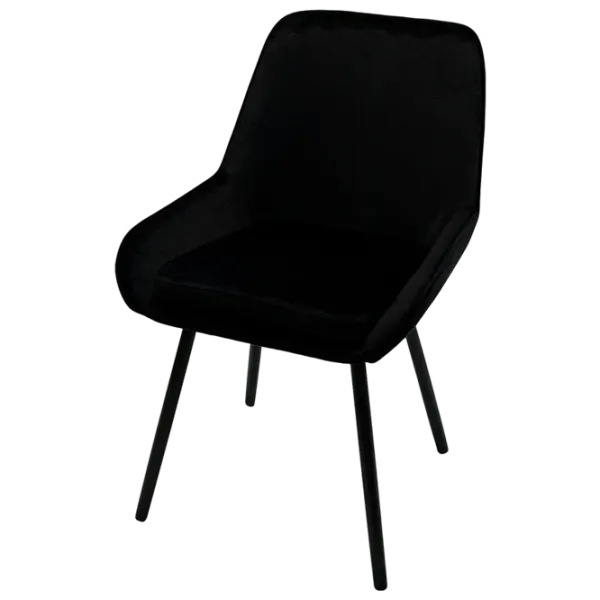 Кухонный стул Ambianta CR-18  Бархат/ Черный  photo 1 Кухонный стул Ambianta CR-18  Бархат/ Черный  photo 1