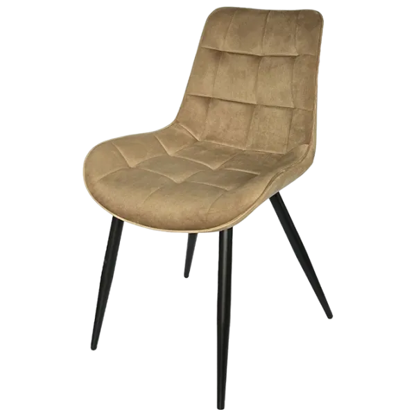 Кухонный стул Ambianta DC-8124 Ткань/ Бежевый Черный photo 1 Кухонный стул Ambianta DC-8124 Ткань/ Бежевый Черный photo 1