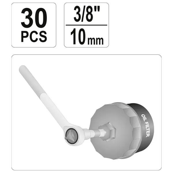 Set de capete tubulare Yato YT-0596  photo 2