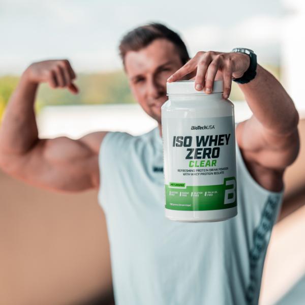 Proteină BioTechUSA Iso Whey Zero Clear 500 g () praf / Fructe tropicale photo 5