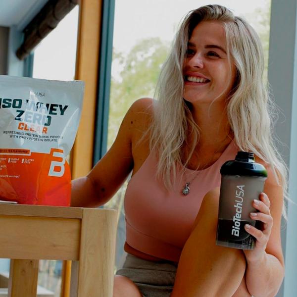 Proteină BioTechUSA Iso Whey Zero Clear 500 g () praf / Fructe tropicale photo 6