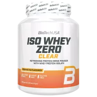 Proteină BioTechUSA Iso Whey Zero Clear 500 g () praf / Ceai de piersici cu gheață