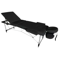Массажный стол SMDFit BM3723-1.2.3 PVC-10 Черный photo 3
