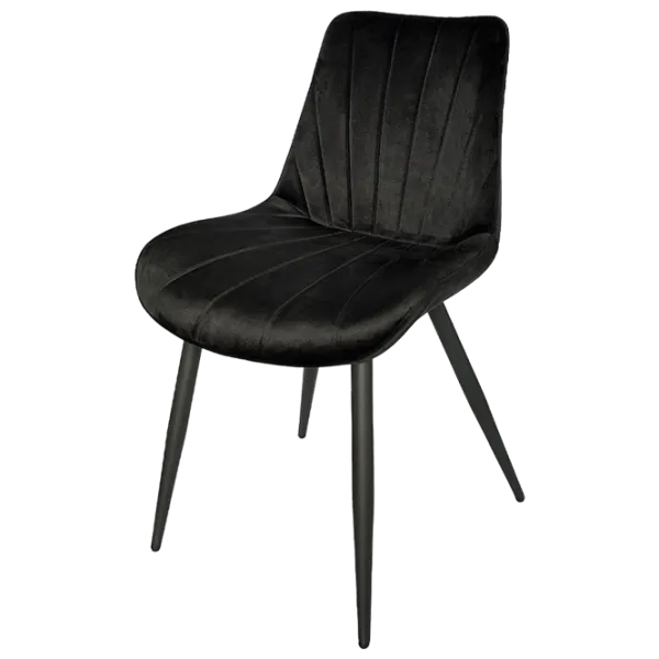 Кухонный стул Ambianta DC-7719 -48  Бархат/ Черный  photo 1