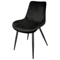 Кухонный стул Ambianta DC-7719 -48  Бархат/ Черный 