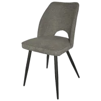 Кухонный стул Ambianta DC-625 Текстиль/ Серый Черный