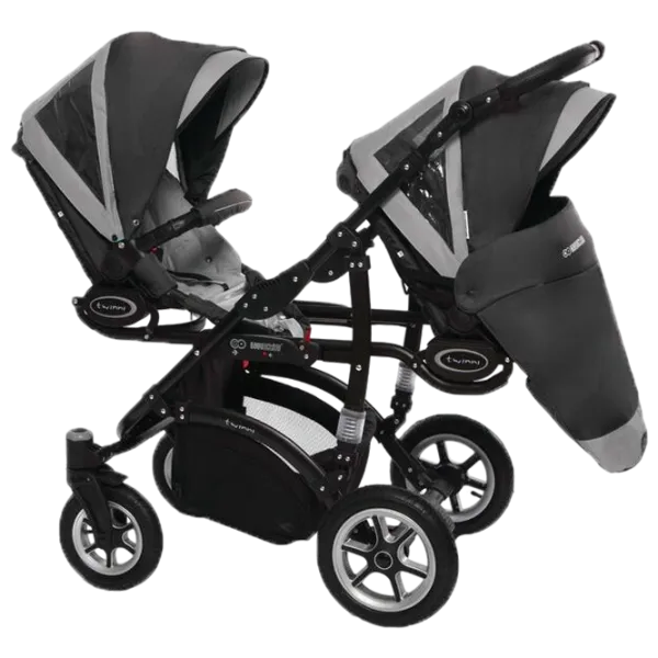 Детская коляска BabyActive Twinni / Серебряный photo 2