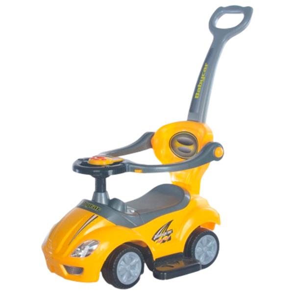 Толокар Baby Mix Mega Car 3v1 (45840) 23 кг/ Желтый photo 1