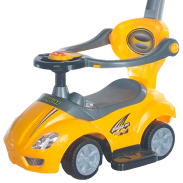 Толокар Baby Mix Mega Car 3v1 (45840) 23 кг/ Желтый photo 2