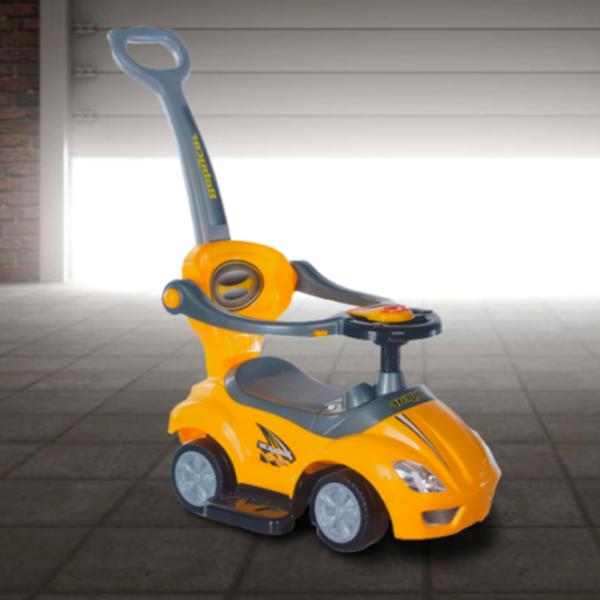 Толокар Baby Mix Mega Car 3v1 (45840) 23 кг/ Желтый photo 5
