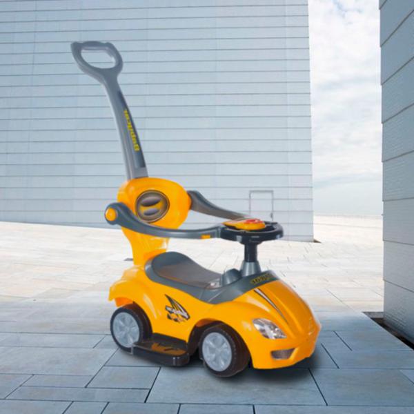Толокар Baby Mix Mega Car 3v1 (45840) 23 кг/ Желтый photo 6