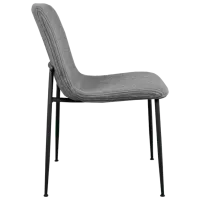 Scaun de bucătărie DecoPrim Smart Velvet/ Grey photo 2