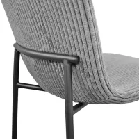 Scaun de bucătărie DecoPrim Smart Velvet/ Grey photo 4